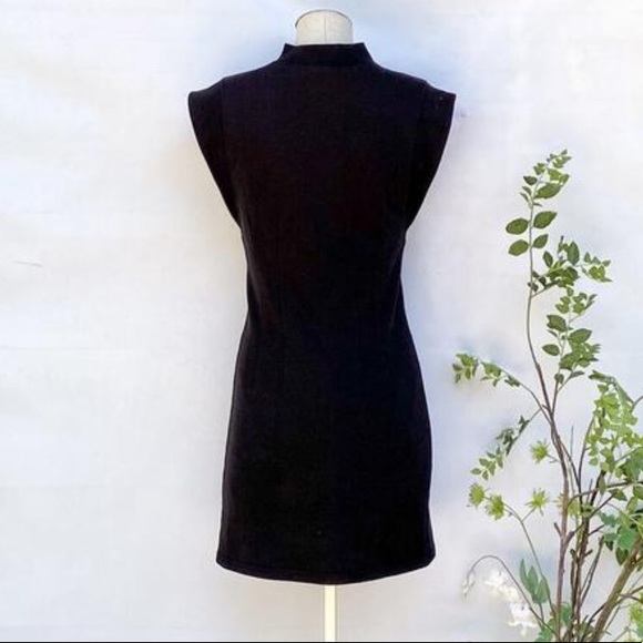 Rebecca Minkoff Wilson Cap Sleeve Mock Neck Dress - Picture 2 of 4